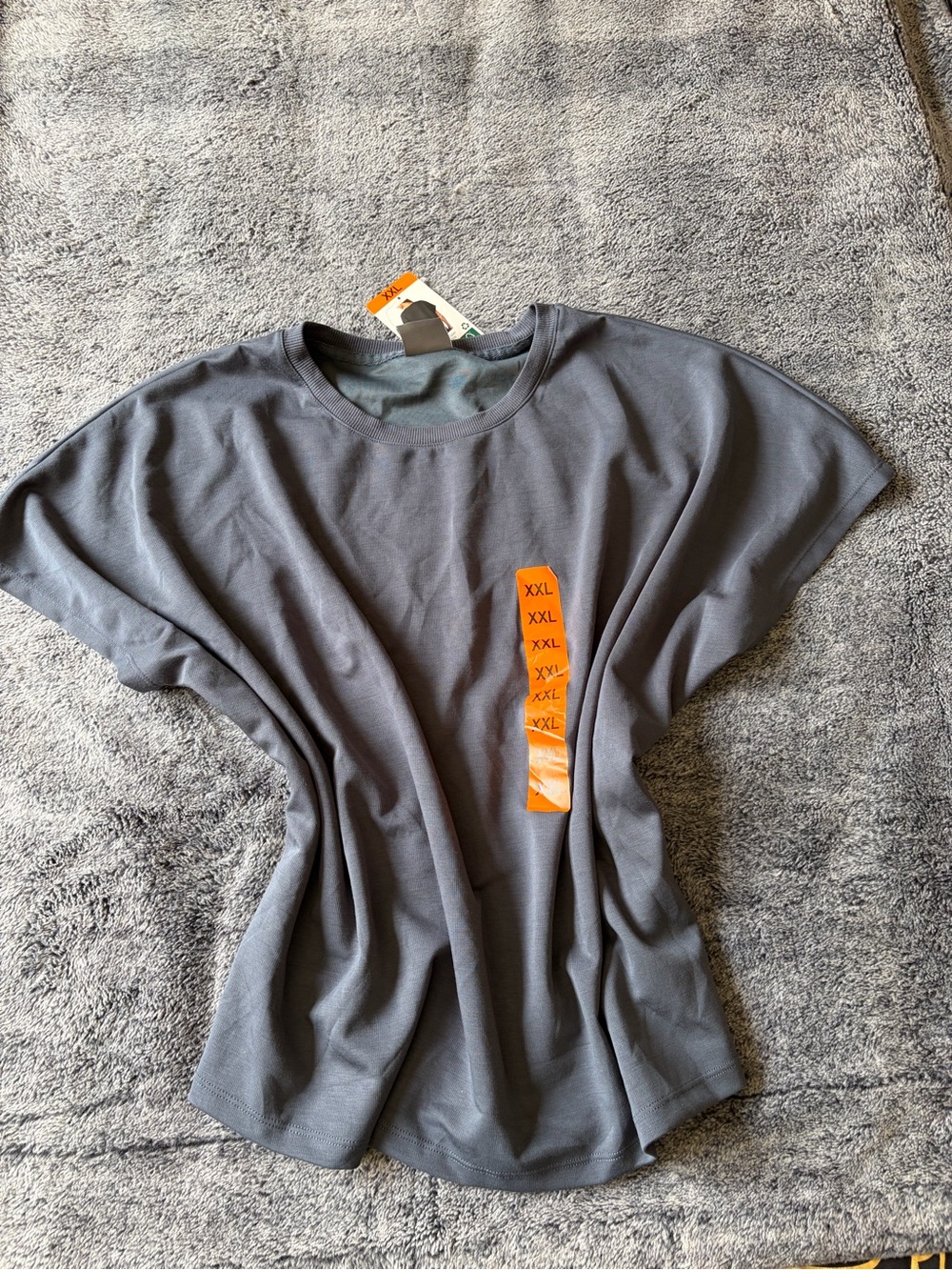 Classic Crewneck Short Sleeve Top - Gray